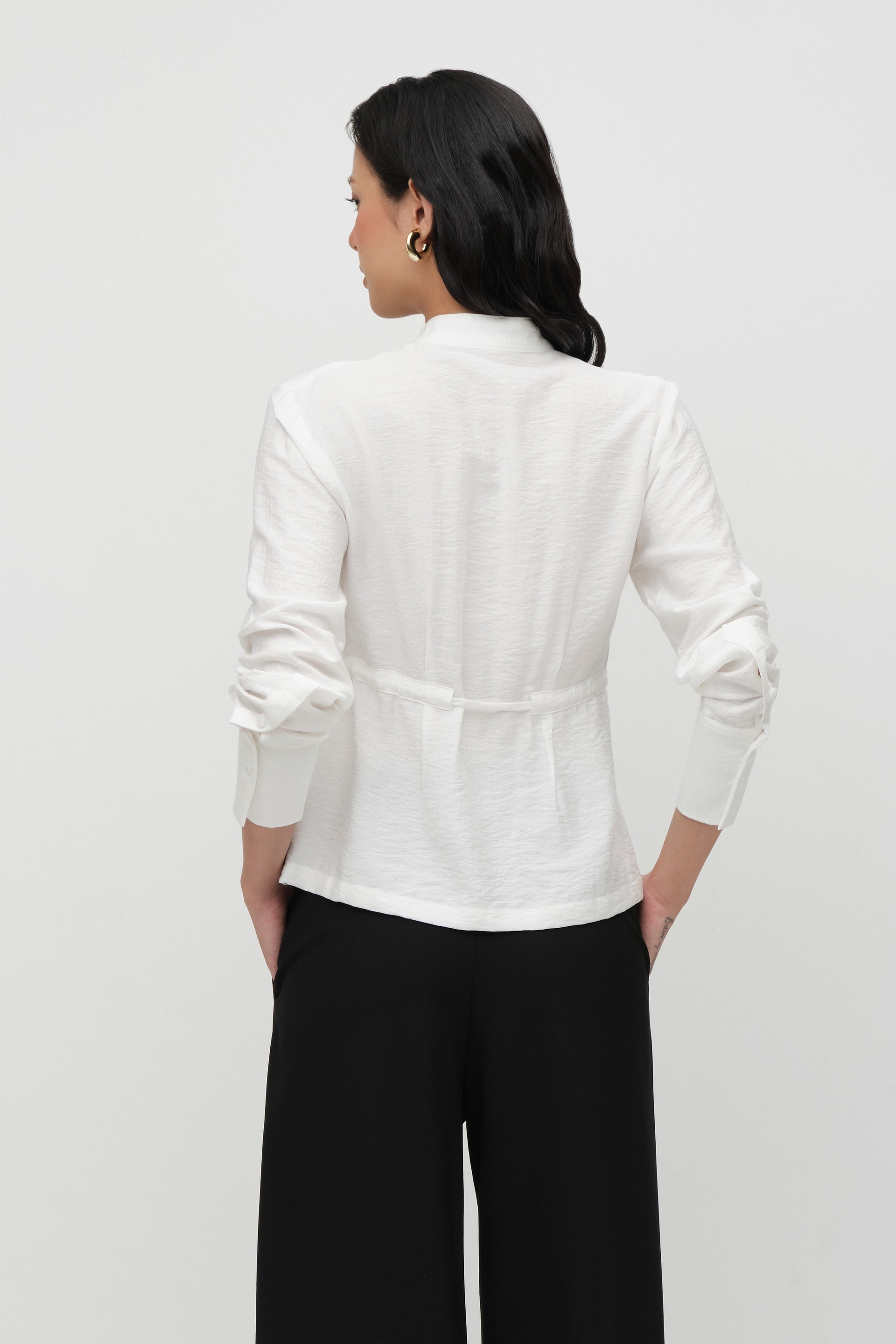 Áo Cổ Trụ Dây Rút Eo | thekat.shop | thekat.shop